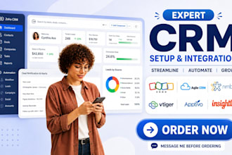 zoho crm setup, agile crm, nimble, vtiger crm, apptivo insightly crm integration