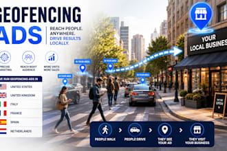 set up targeted geofencing ads to reach local customers