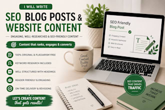 write SEO health and wellness blog posts and articles