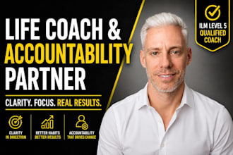 be your goal focused life and accountability coach to help you get unstuck