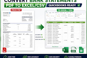 convert bank statement pdf to excel