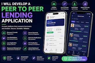 develop a peer to peer lending application