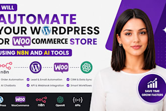 automate your wordpress or woocommerce store using n8n and ai tool
