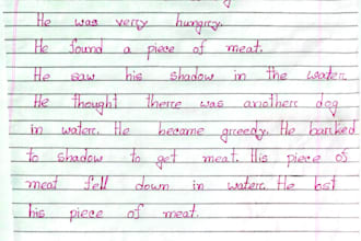 write anything with my natural, professional handwriting