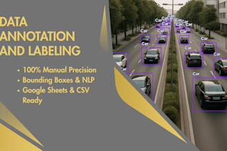do manual data labeling and image annotation