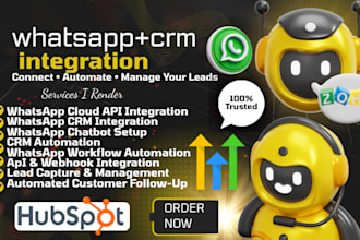 integrate whatsapp CRM, whatsapp cloud API and automate your customer workflow