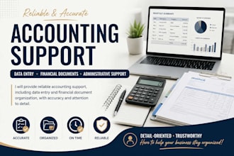 provide accounting support for your business