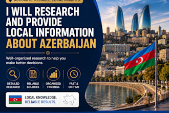 research and provide local information about azerbaijan