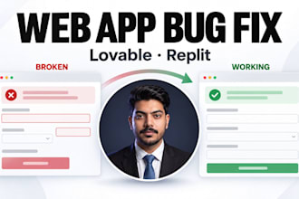 fix lovable and replit website bugs, forms and deployment issues