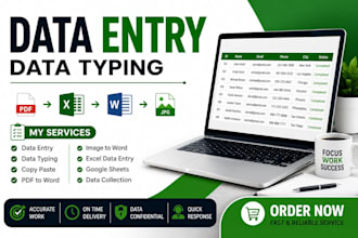 do data entry and data typing
