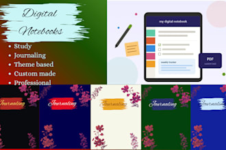 make digital notebooks in pdf format