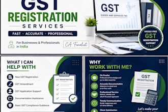 gst registration and provide complete gst compliance support