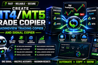 create mt4 mt5 trade copier,tradingview,trading copier, and signal copier