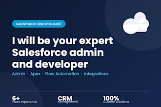 be your expert salesforce admin and developer