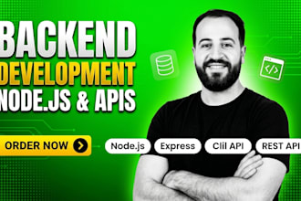 build your backend api for react next js angular or vue apps