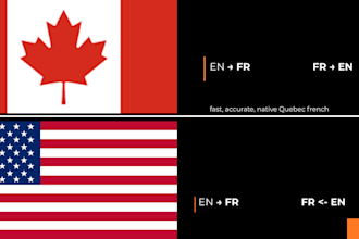 translate english to french or francais a anglais