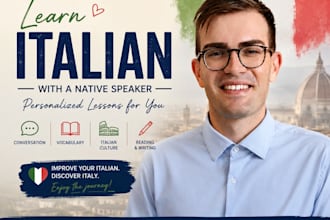 teach you italian through conversation and culture