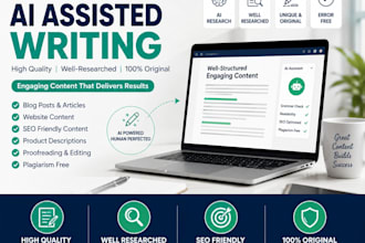 provide professional ai assisted writing for your content