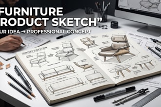 sketch product ideas for your concept