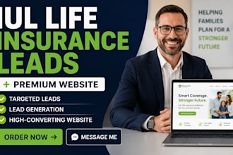 generate iul leads, life insurance leads via facebook and instagram ads