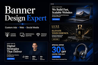 design professional web banners and ad banners
