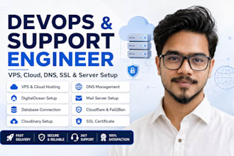 configure, secure, and troubleshoot vps, cloud servers, dns, and SSL