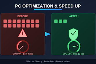 optimize and speed up your windows PC