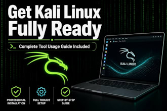 install kali linux and give you a complete tool usage guide for pentesting