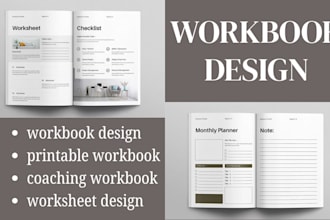 design professional workbook design and printable workbook layout