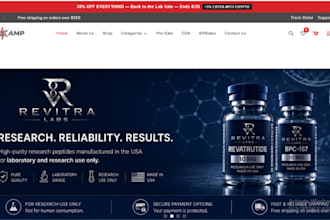 peptide website peptide marketing peptide ads peptide meta ads peptide label