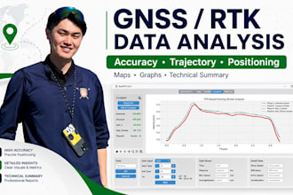 analyze gnss rtk data and positioning accuracy