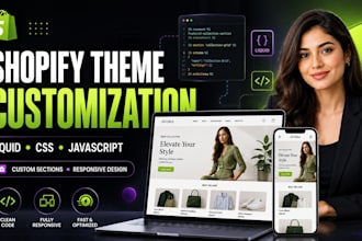 customize your shopify theme using liquid CSS and javascript