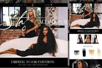 beauty hair extension website hair salon store wix hair extension shopify store