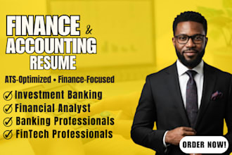 an ats optimized finance, accounting and banking resume