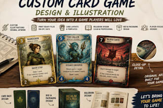illustration concept art card game fantasy character art