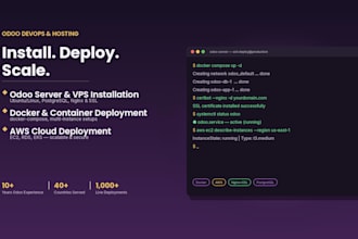 install, host and configure your odoo instance on any server