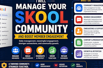 manage your skool community and boost member engagement