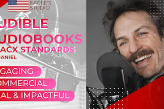 record a american male voice over english male voice actor for commercial use