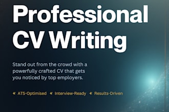 write or rewrite a professional CV and linkedin profile