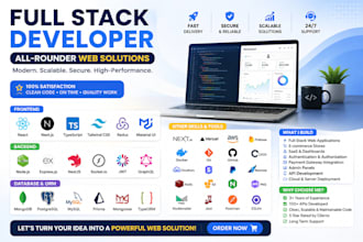 be next js developer as front end, backend full stack web developer