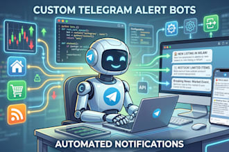 create a custom telegram alert bot for automated notifications