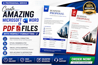 format ms word documents and convert them to PDF