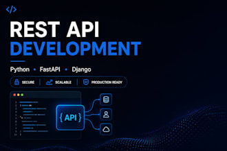 build secure rest apis using python fastapi and django