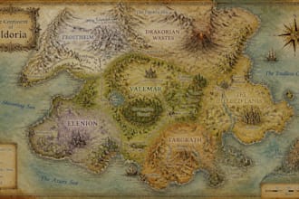 draw a map for your fantasy novel