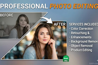 do professional  photo retouching expertly