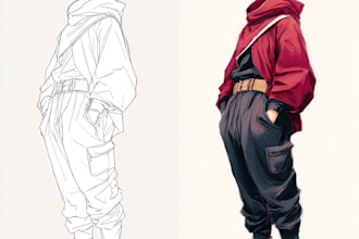 draw a manga character