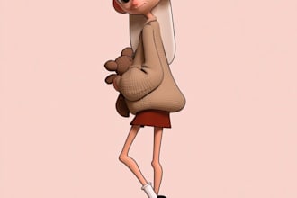 do a cartoon character art