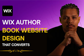 design a wix author website to showcase and sell your books, children book
