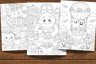 create fun halloween coloring and activity pages for kids