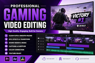 do professional gaming video editing